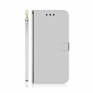 Flip Cover Xiaomi Mi Note 10 / 10 Pro Spejlcover I Imiteret Læder