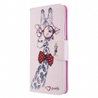 Læder Cover Xiaomi Mi Note 10 / 10 Pro Brainy Giraf