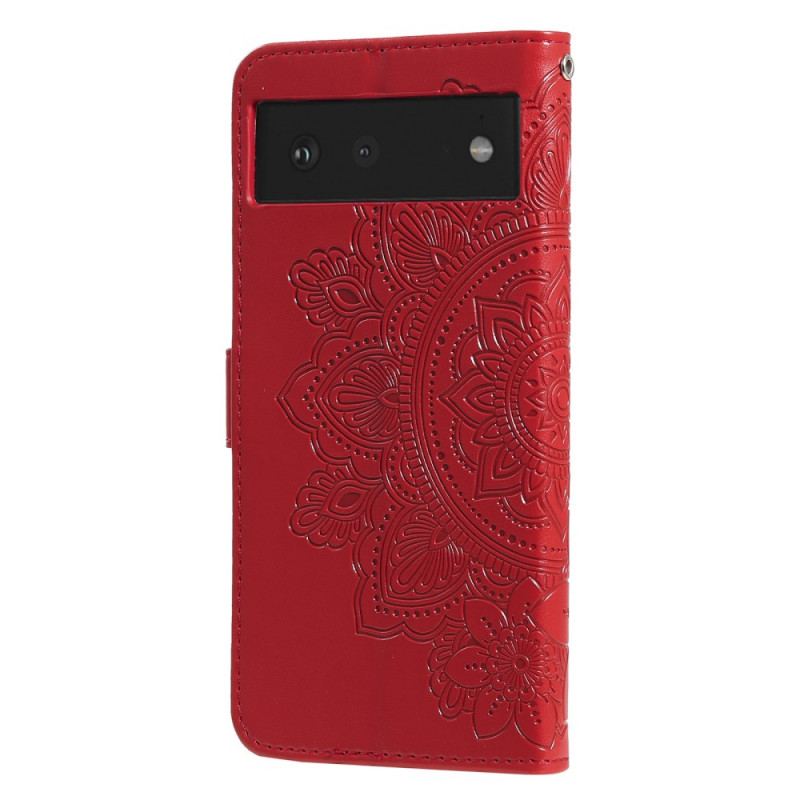 Flip Cover Google Pixel 6 Blomster Mandala