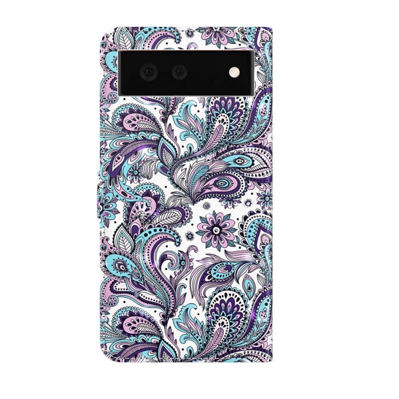 Flip Cover Google Pixel 6 Blomster Mønstre
