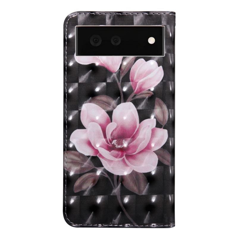 Flip Cover Google Pixel 6 Blomstre Blomster