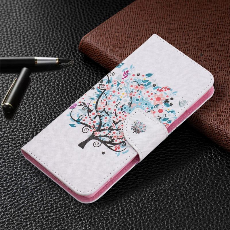 Flip Cover Google Pixel 6 Blomstret Træ