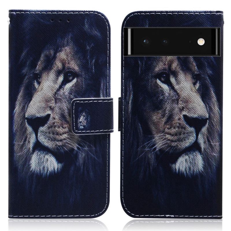 Flip Cover Google Pixel 6 Drømme-løve