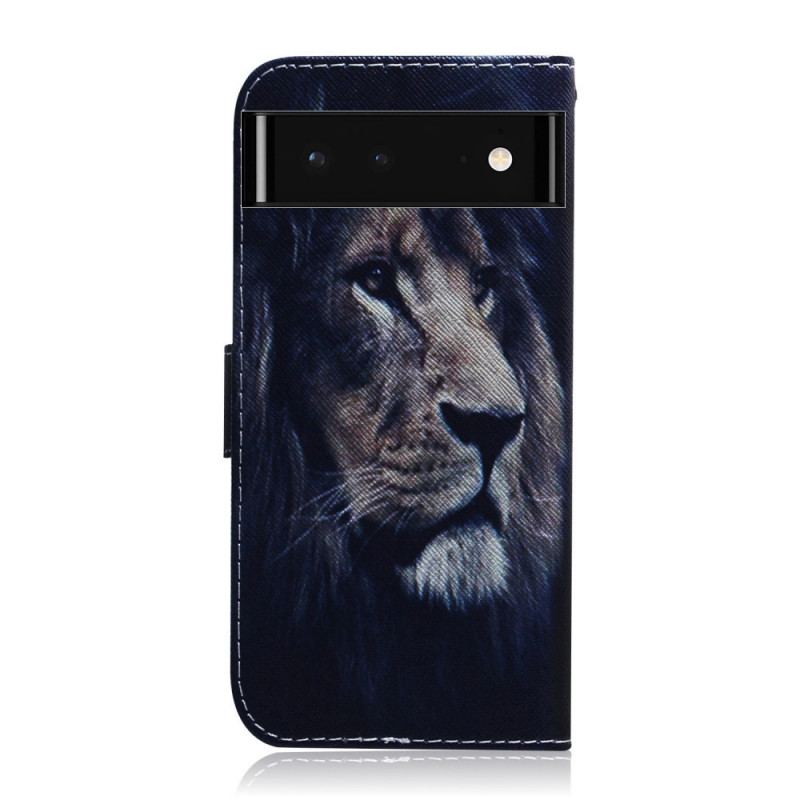Flip Cover Google Pixel 6 Drømme-løve