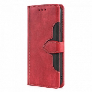 Flip Cover Google Pixel 6 Imiteret Læder Bicolor Stilfuld