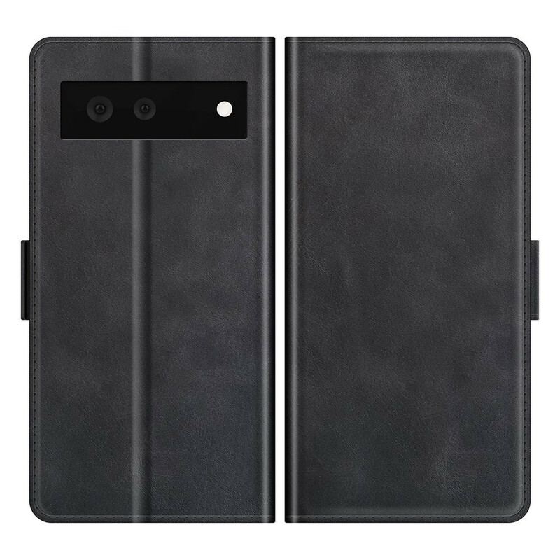 Flip Cover Google Pixel 6 Læder Cover Klassisk Dobbeltklap