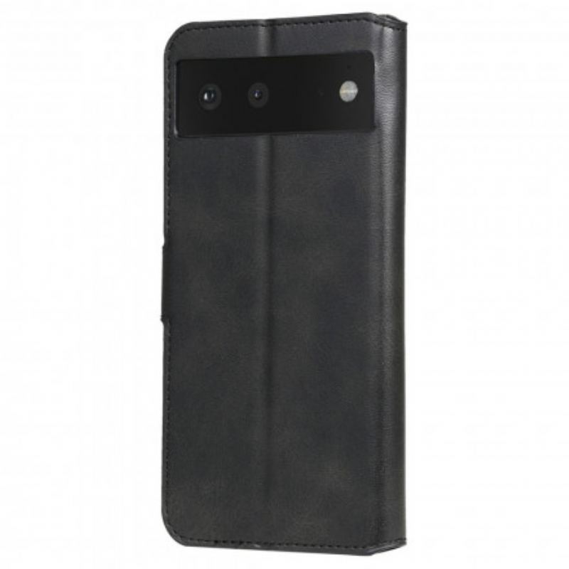 Flip Cover Google Pixel 6 Nye Farver I Kunstlæder