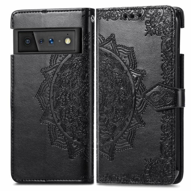 Læder Cover Google Pixel 6 Mandala Middelalder