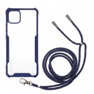 Cover Oppo A15 Hybrid Med Farvet Ledning