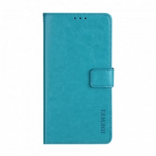 Flip Cover Oppo A15 Imiteret Læder Idewei