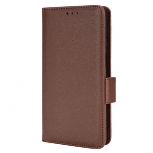 Flip Cover Samsung Galaxy M23 5G Lychee Læder Stil