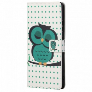 Flip Cover Samsung Galaxy M23 5G Sovende Ugle