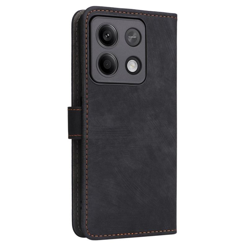 Flip Cover Poco X6 5g Rfid-blokering Og Snor