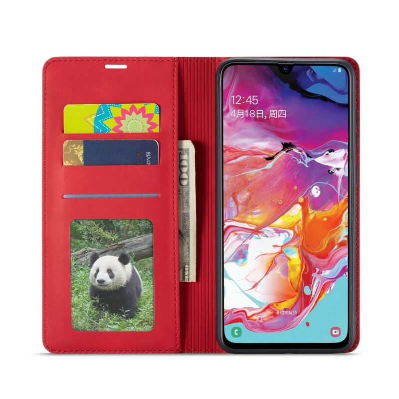 Cover Samsung Galaxy A70 Flip Cover Forwenw Lædereffekt