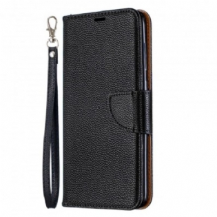Flip Cover Samsung Galaxy A70 Læder Cover Litchi Rabat Oblique