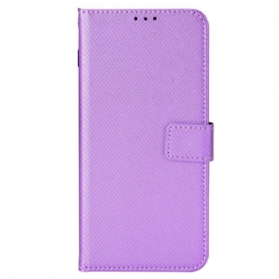 Flip Cover Xiaomi 12T / 12T Pro Med Snor Imiteret Læderrem