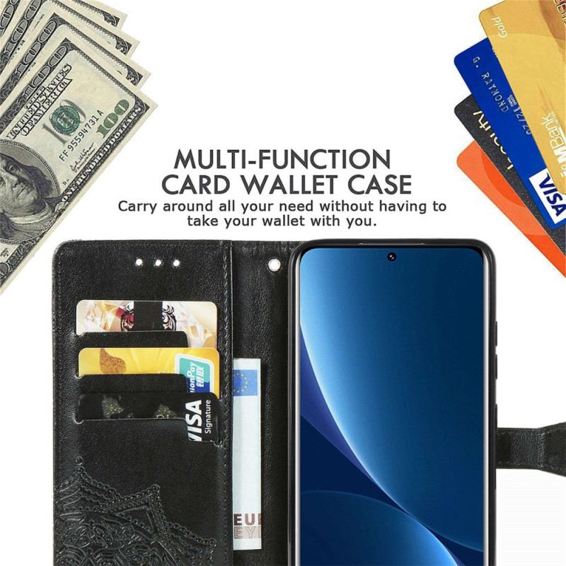 Flip Cover Xiaomi 12T / 12T Pro Vintage Mandala