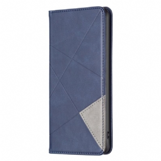 Cover Realme GT Neo 3 Flip Cover Geometriske Linier