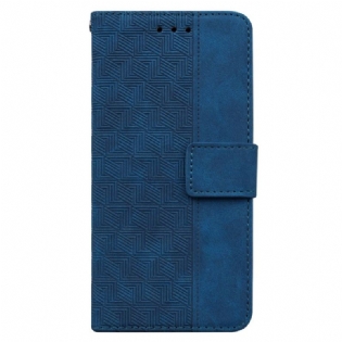 Flip Cover Realme GT Neo 3 Geometriske Mønstre