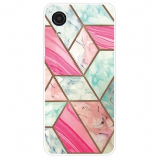 Cover Samsung Galaxy A03 Core Decline Geometrisk Marmor