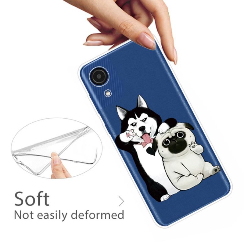 Cover Samsung Galaxy A03 Core Sjove Hunde