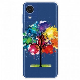 Cover Samsung Galaxy A03 Core Sømløst Akvareltræ