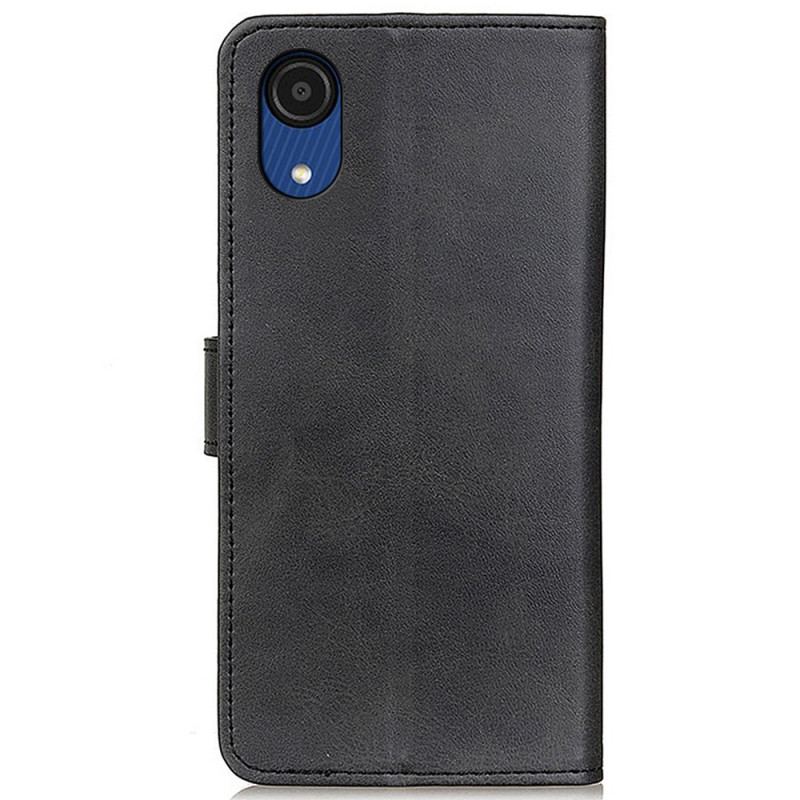 Flip Cover Samsung Galaxy A03 Core Effekt Af Mat Læder