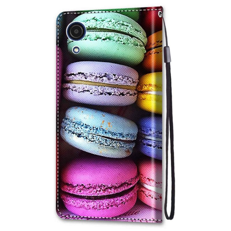 Flip Cover Samsung Galaxy A03 Core Macarons