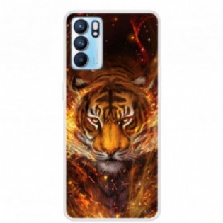 Cover Oppo Reno 6 5G Fleksibel Tiger