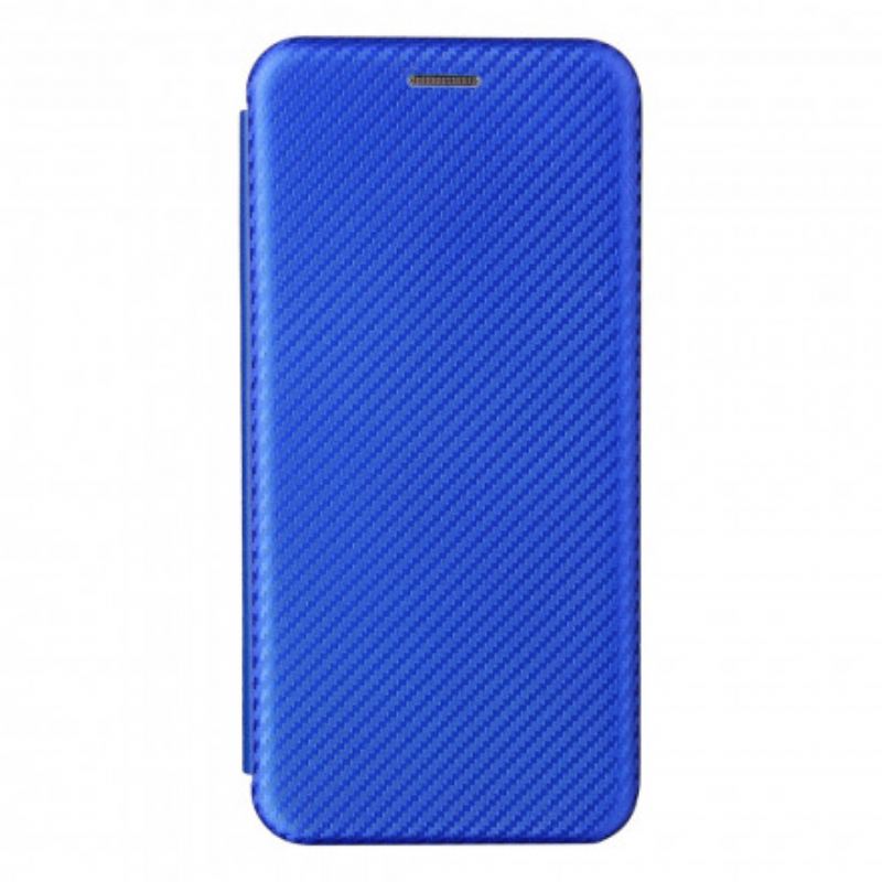 Cover Oppo Reno 6 5G Flip Cover Farvet Carbon Silikone