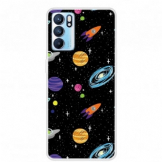 Cover Oppo Reno 6 5G Planet Galaxy