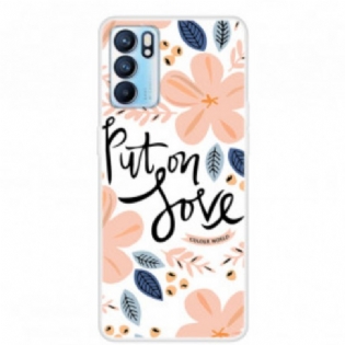 Cover Oppo Reno 6 5G Sæt På Kærlighed