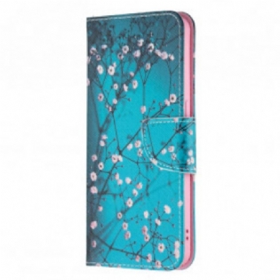 Flip Cover Oppo Reno 6 5G Blomstrende Grene
