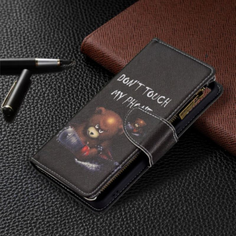 Flip Cover Oppo Reno 6 5G Lommebjørn Med Lynlås