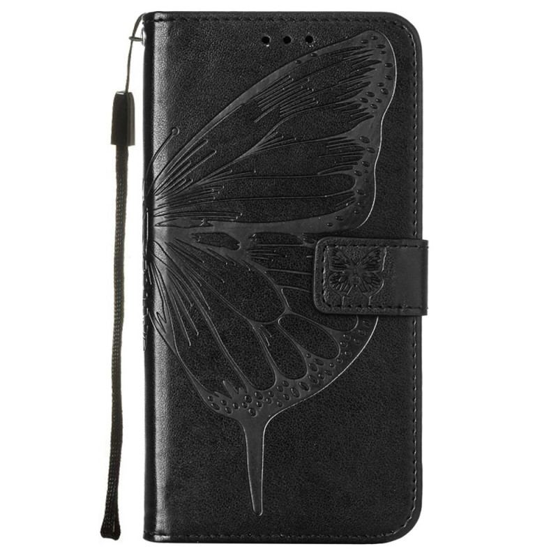 Flip Cover Oppo Reno 6 5G Sommerfugle Design