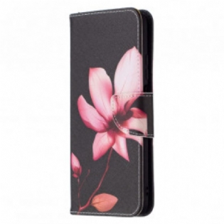 Flip Cover Poco M3 Lyserød Blomst