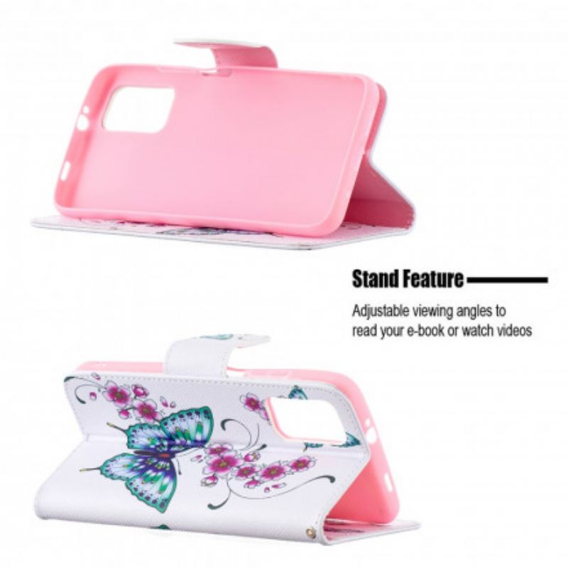 Flip Cover Poco M3 Vidunderlige Sommerfugle