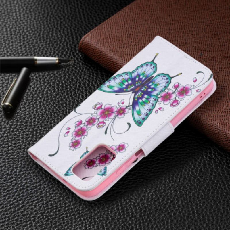 Flip Cover Poco M3 Vidunderlige Sommerfugle
