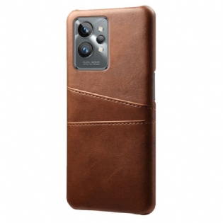 Cover Realme GT2 Pro Kortholder I Lædereffekt