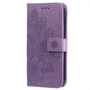 Flip Cover Realme GT2 Pro Med Snor Strappy Mandala