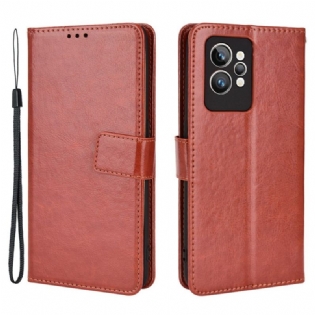 Flip Cover Realme GT2 Pro Prangende Kunstlæder