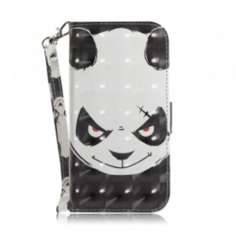 Flip Cover Samsung Galaxy A50 Med Snor Vred Panda Med Snor