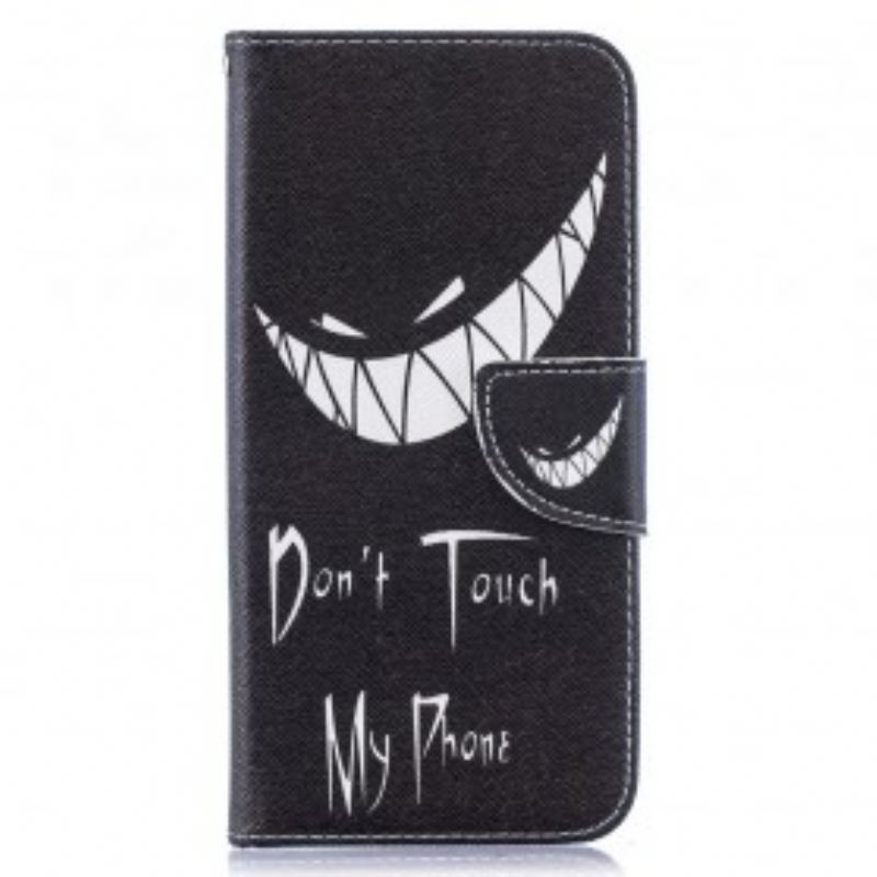 Læder Cover Samsung Galaxy A50 Djævelens Telefon