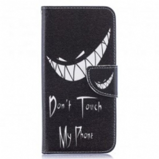 Læder Cover Samsung Galaxy A50 Djævelens Telefon