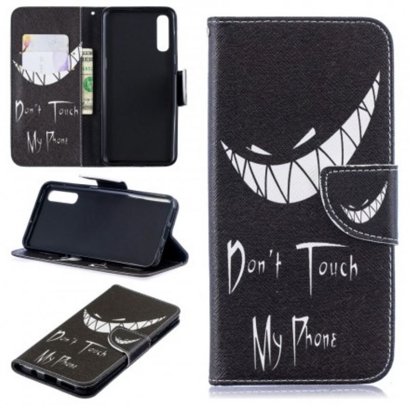 Læder Cover Samsung Galaxy A50 Djævelens Telefon