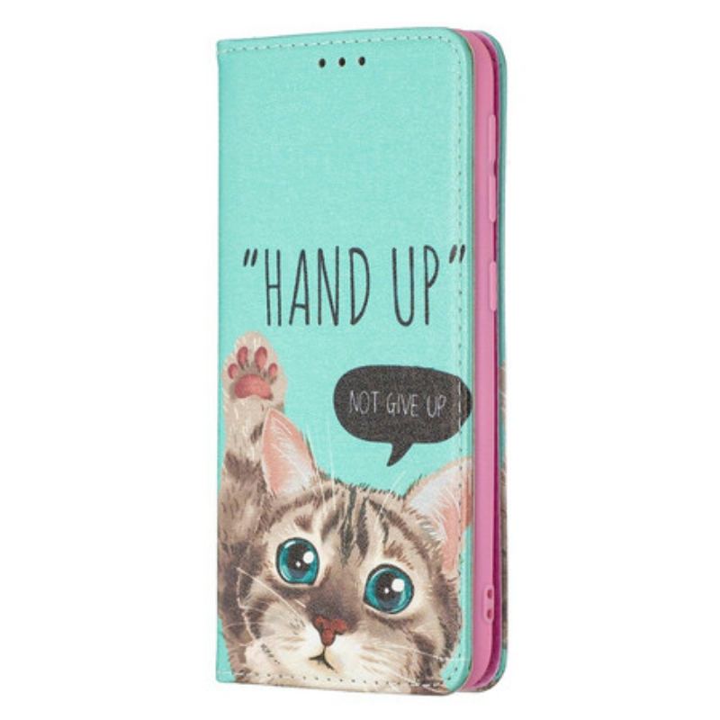 Cover Samsung Galaxy A20e Flip Cover Hånden Op