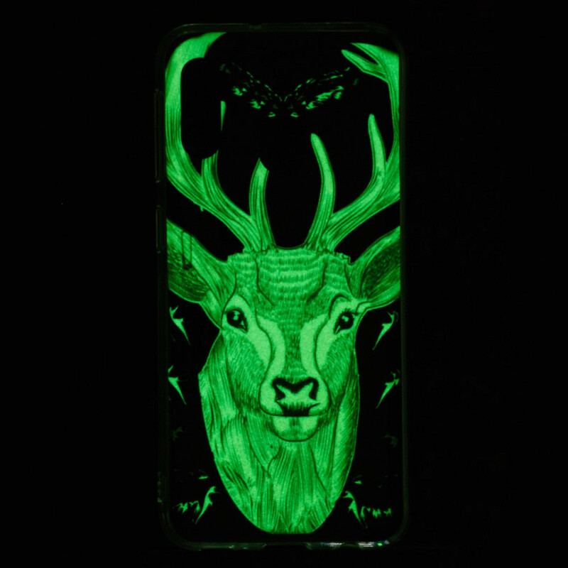 Cover Samsung Galaxy A20e Fluorescerende Majestic Deer