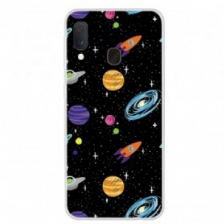 Cover Samsung Galaxy A20e Planet Galaxy