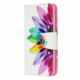 Flip Cover Samsung Galaxy A20e Akvarel Blomst