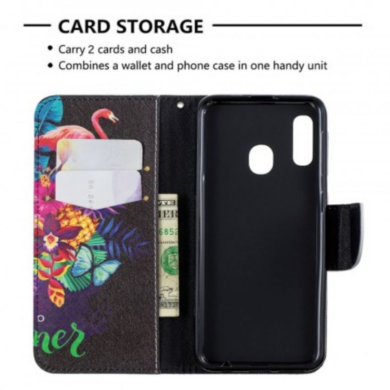 Flip Cover Samsung Galaxy A20e Hej Sommer